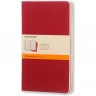Блокнот MOLESKINE CAHIER JOURNAL LARGE, линейка, клюквенный