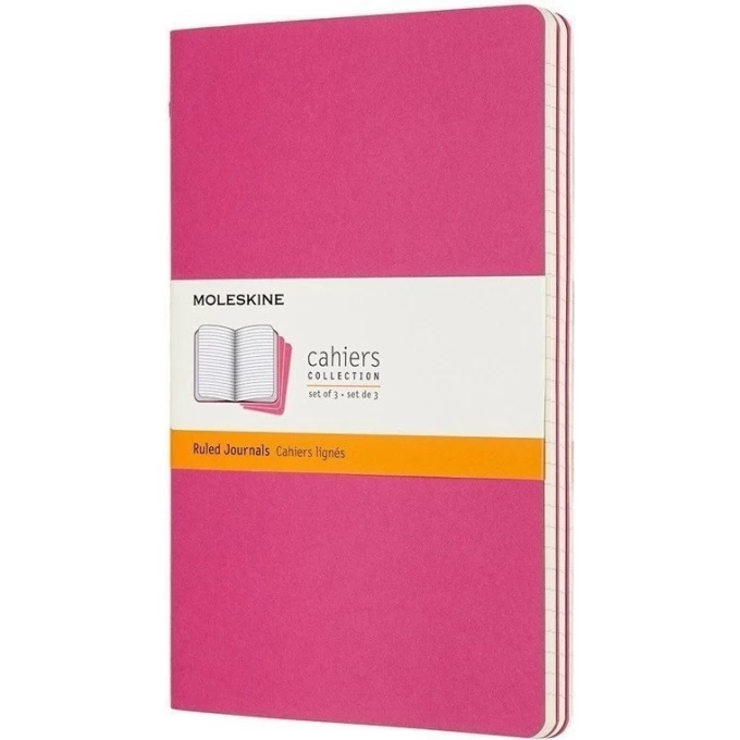 Блокнот MOLESKINE CAHIER JOURNAL LARGE, линейка, розовый неон CH016D17 Блокнот MOLESKINE CAHIER JOURNAL LARGE, линейка, розовый неон CH016D17