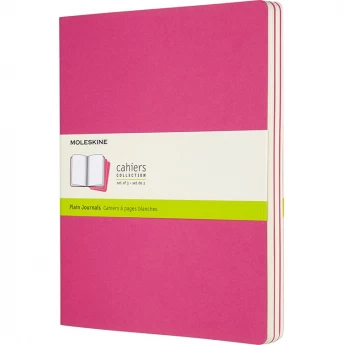 Блокнот MOLESKINE CAHIER JOURNAL XLARGE, нелинованный, розовый неон
