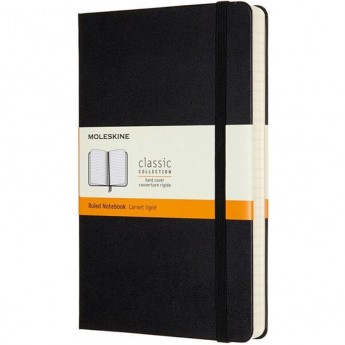 Блокнот MOLESKINE CLASSIC LARGE, линейка, черный