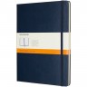 Блокнот MOLESKINE CLASSIC LARGE, линейка, синий сапфир QP060B20