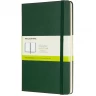Блокнот MOLESKINE CLASSIC LARGE, нелинованный, зеленый