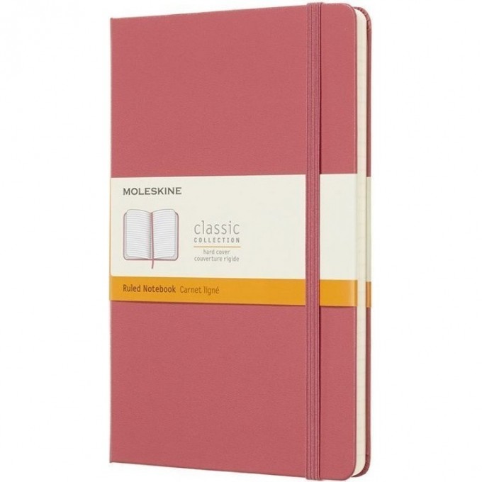 Блокнот MOLESKINE CLASSIC POCKET, линейка, розовый MM710D11
