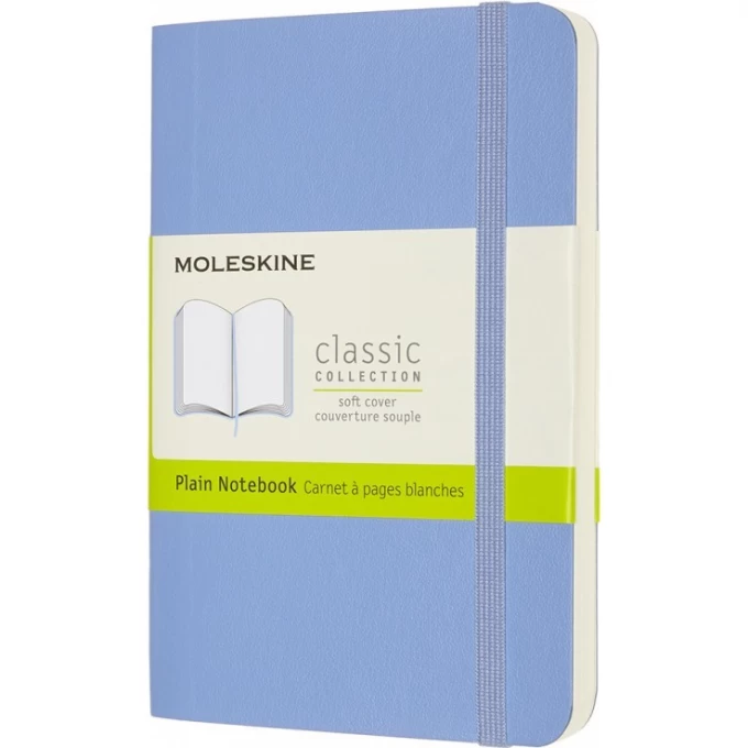 Блокнот MOLESKINE CLASSIC POCKET нелинованный, голубая гортензия QP613B42 Блокнот MOLESKINE CLASSIC POCKET нелинованный, голубая гортензия QP613B42
