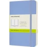 Блокнот MOLESKINE CLASSIC POCKET нелинованный, голубая гортензия QP613B42
