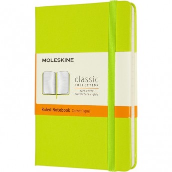 Блокнот MOLESKINE CLASSIC POCKET нелинованный, лаймовый