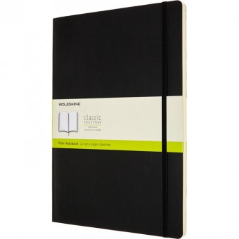 Блокнот MOLESKINE CLASSIC SOFT A4, нелинованный, черный