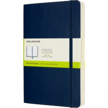 Блокнот MOLESKINE CLASSIC SOFT EXPANDED LARGE нелинованный, синий сапфир