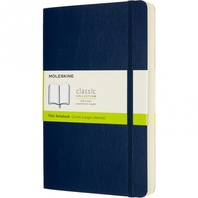 Блокнот MOLESKINE CLASSIC SOFT EXPANDED LARGE нелинованный, синий сапфир QP618EXPB20 Блокнот MOLESKINE CLASSIC SOFT EXPANDED LARGE нелинованный, синий сапфир QP618EXPB20
