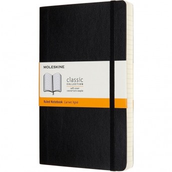 Блокнот MOLESKINE CLASSIC SOFT EXPENDED LARGE, пунктир, черный
