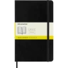 Блокнот MOLESKINE CLASSIC SOFT LARGE, клетка, черный QP617