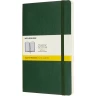 Блокнот MOLESKINE CLASSIC SOFT LARGE, клетка, зеленый