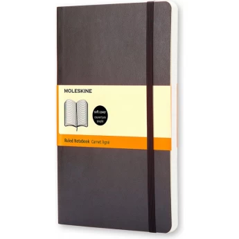 Блокнот MOLESKINE CLASSIC SOFT POCKET, линейка, черный