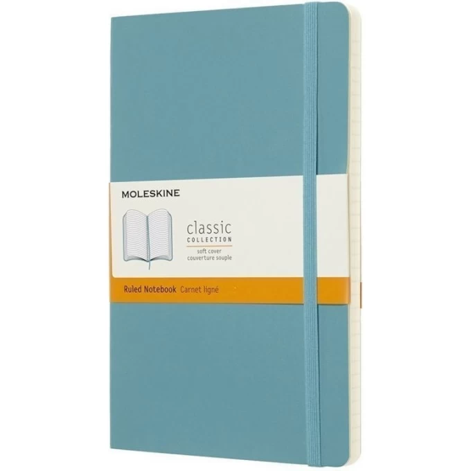 Блокнот MOLESKINE CLASSIC SOFT POCKET, нелинованный, голубой QP613B35 Блокнот MOLESKINE CLASSIC SOFT POCKET, нелинованный, голубой QP613B35
