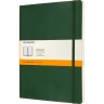 Блокнот MOLESKINE CLASSIC SOFT XLARGE, линейка, зеленый QP621K15