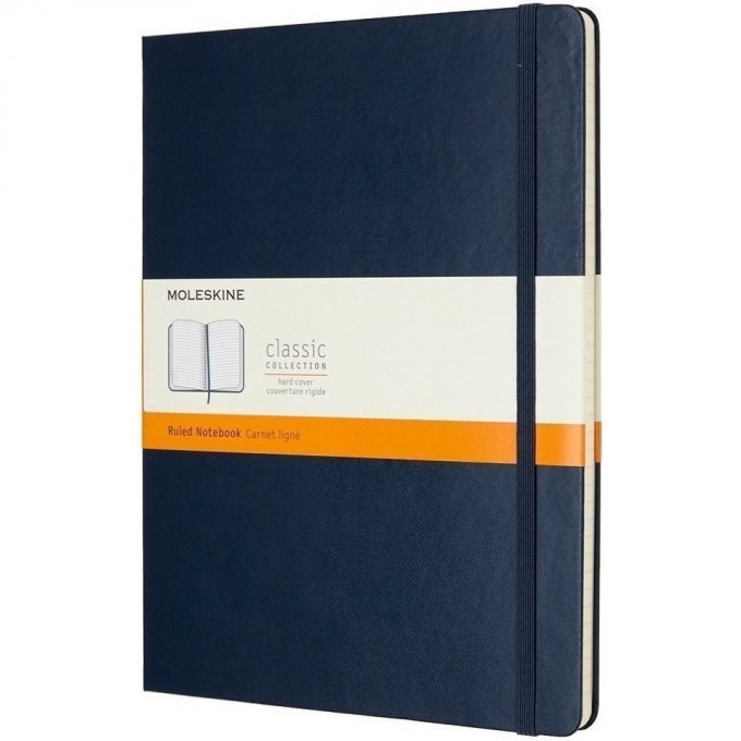 Блокнот MOLESKINE CLASSIC XLARGE, линейка, синий сапфир QP090B20 Блокнот MOLESKINE CLASSIC XLARGE, линейка, синий сапфир QP090B20