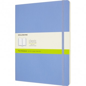 Блокнот MOLESKINE CLASSIC XLARGE нелинованный, голубая гортензия