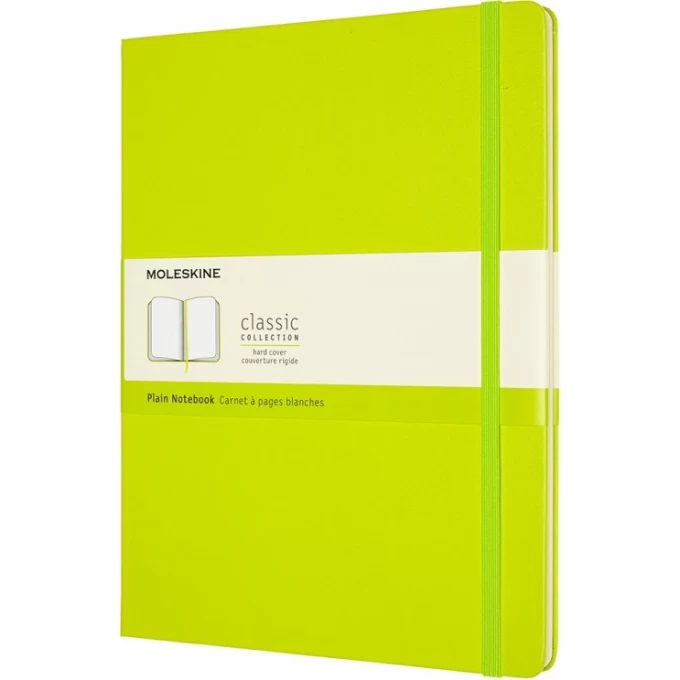 Блокнот MOLESKINE CLASSIC XLARGE нелинованный, лаймовый QP092C2 Блокнот MOLESKINE CLASSIC XLARGE нелинованный, лаймовый QP092C2