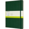 Блокнот MOLESKINE CLASSIC XLARGE, нелинованный, зеленый