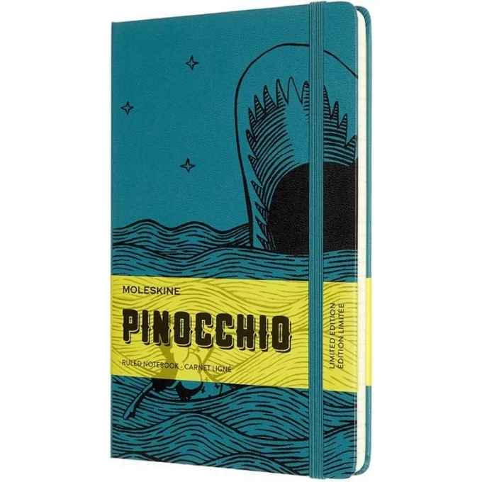 Блокнот MOLESKINE LE PINOCCHIO LARGE (темно-зеленый/черный) LEPIQP060B