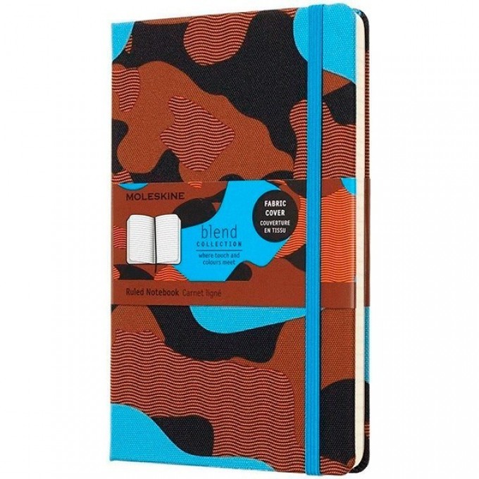 Блокнот MOLESKINE LIMITED EDITION BLEND LGH LARGE, линейка, Camouflage blue LCBD03QP060CAMOC2 Блокнот MOLESKINE LIMITED EDITION BLEND LGH LARGE, линейка, Camouflage blue LCBD03QP060CAMOC2