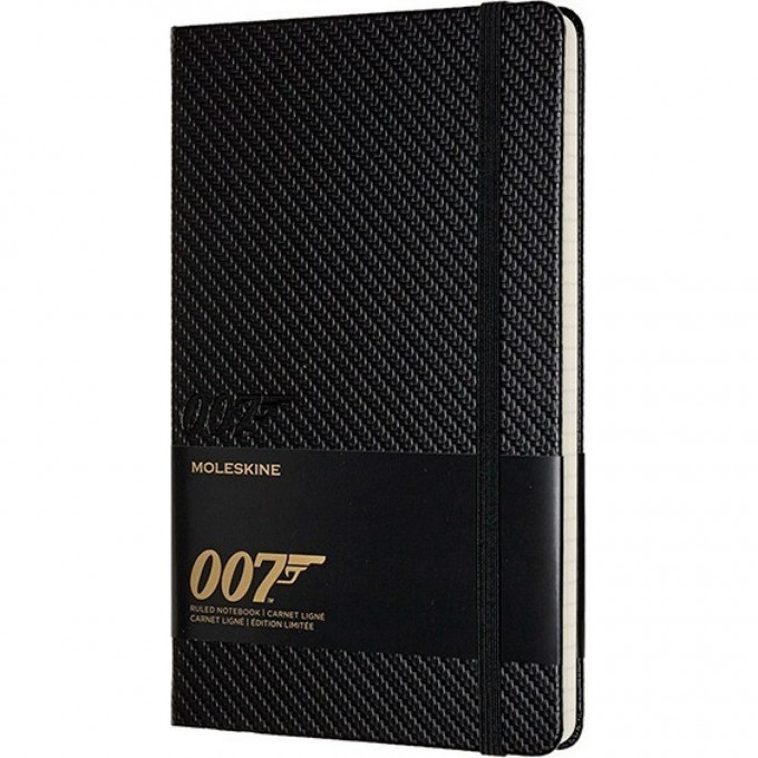 Блокнот MOLESKINE LIMITED EDITION JAMES BOND LARGE, линейка, черный Carbon LEJBQP060A Блокнот MOLESKINE LIMITED EDITION JAMES BOND LARGE, линейка, черный Carbon LEJBQP060A