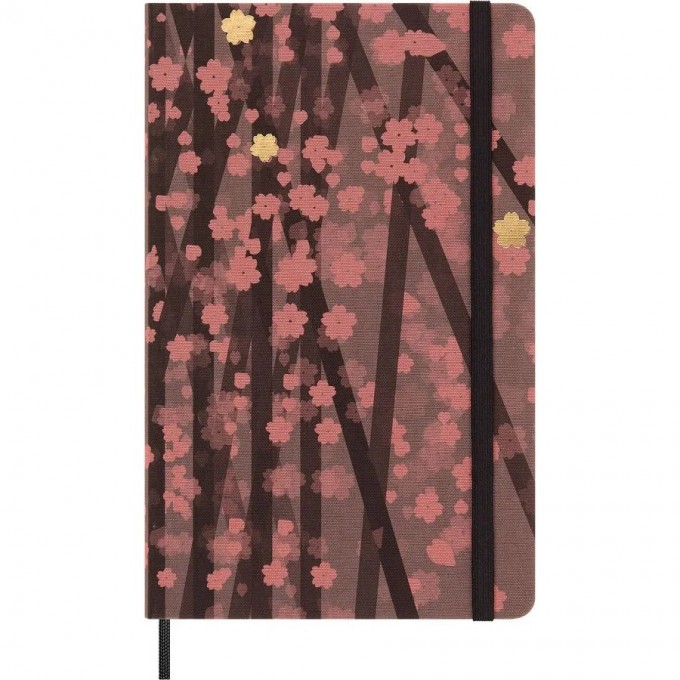 Блокнот MOLESKINE LIMITED EDITION SAKURA LARGE, 130х210мм, темно-розовый LESU06QP060