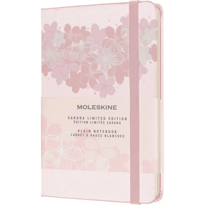 Блокнот MOLESKINE LIMITED EDITION SAKURA POCKET нелинованный, розовый LESU03QP012 Блокнот MOLESKINE LIMITED EDITION SAKURA POCKET нелинованный, розовый LESU03QP012