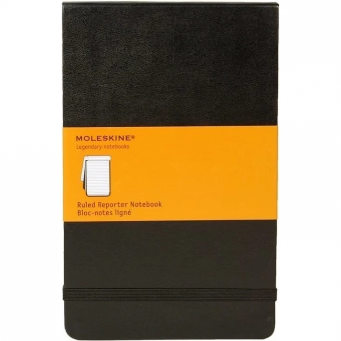Блокнот MOLESKINE REPORTER POCKET, нелинованный, черный QP513 Блокнот MOLESKINE REPORTER POCKET, нелинованный, черный QP513