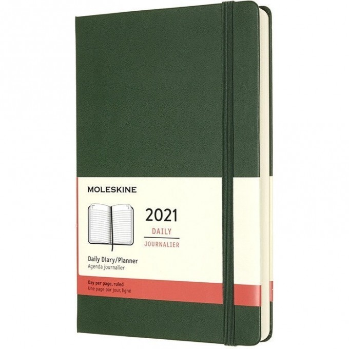 Ежедневник MOLESKINE CLASSIC LARGE 21 (зеленый) DHK1512DC3 Ежедневник MOLESKINE CLASSIC LARGE 21 (зеленый) DHK1512DC3