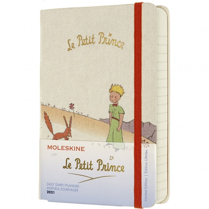 Ежедневник MOLESKINE LE PETIT PRINCE POCKET 21 (белый) DPP12DC2Y21