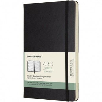 Еженедельник MOLESKINE ACADEMIC WKNT LARGE (черный)