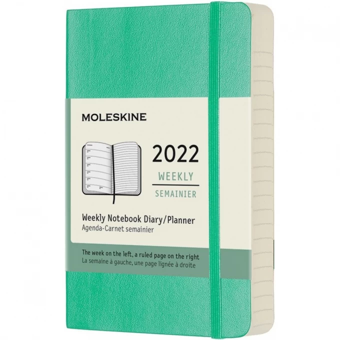 Еженедельник MOLESKINE CLASSIC WKLY POCKET (мятный) DSK4612WN2 Еженедельник MOLESKINE CLASSIC WKLY POCKET (мятный) DSK4612WN2