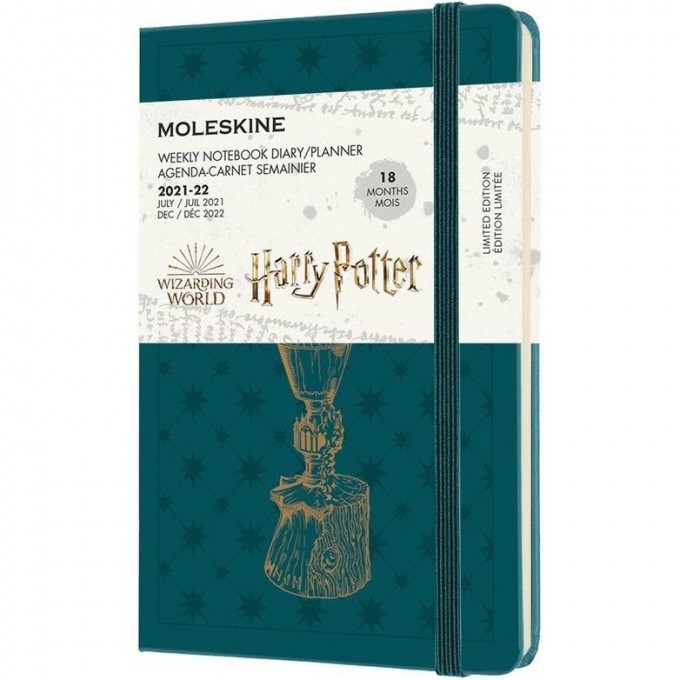 Еженедельник MOLESKINE LE HARRY POTTER POCKET (зеленый) DHP18WN2 Еженедельник MOLESKINE LE HARRY POTTER POCKET (зеленый) DHP18WN2