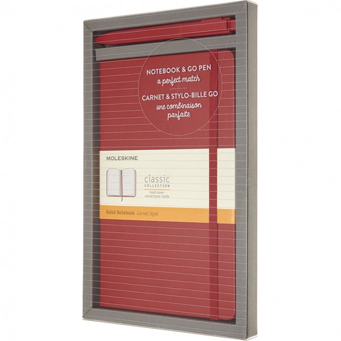 Набор MOLESKINE (блокнот Classic/ручка Go Pen) BUNDVLGGOF2 Набор MOLESKINE (блокнот Classic/ручка Go Pen) BUNDVLGGOF2