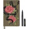 Набор MOLESKINE LIMITED EDITION YEAR OF THE SNAKE ROSES LECNYSNKTHMBOX