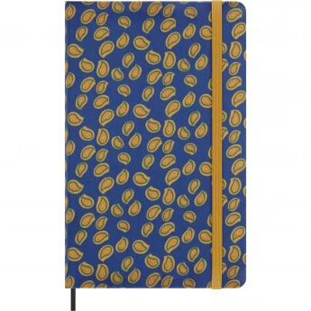 Еженедельник MOLESKINE LE PRESCIOUS & ETHICAL SILK 130х210 мм недатированный, обложка текстиль, 240 стр., синий