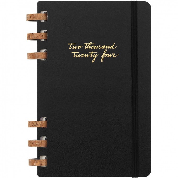 Еженедельник MOLESKINE SPIRAL LARGE, черный DHSPB12MWH3